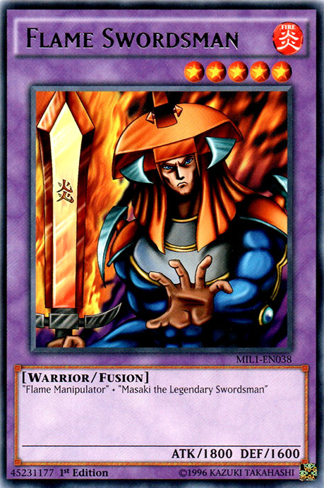 Flame Swordsman [MIL1-EN038] Rare | Play N Trade Winnipeg