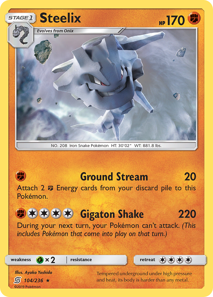 Steelix (104/236) [Sun & Moon: Unified Minds] | Play N Trade Winnipeg