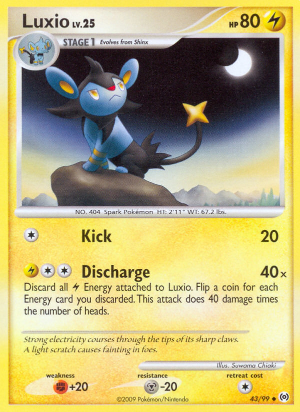 Luxio (43/99) [Platinum: Arceus] | Play N Trade Winnipeg