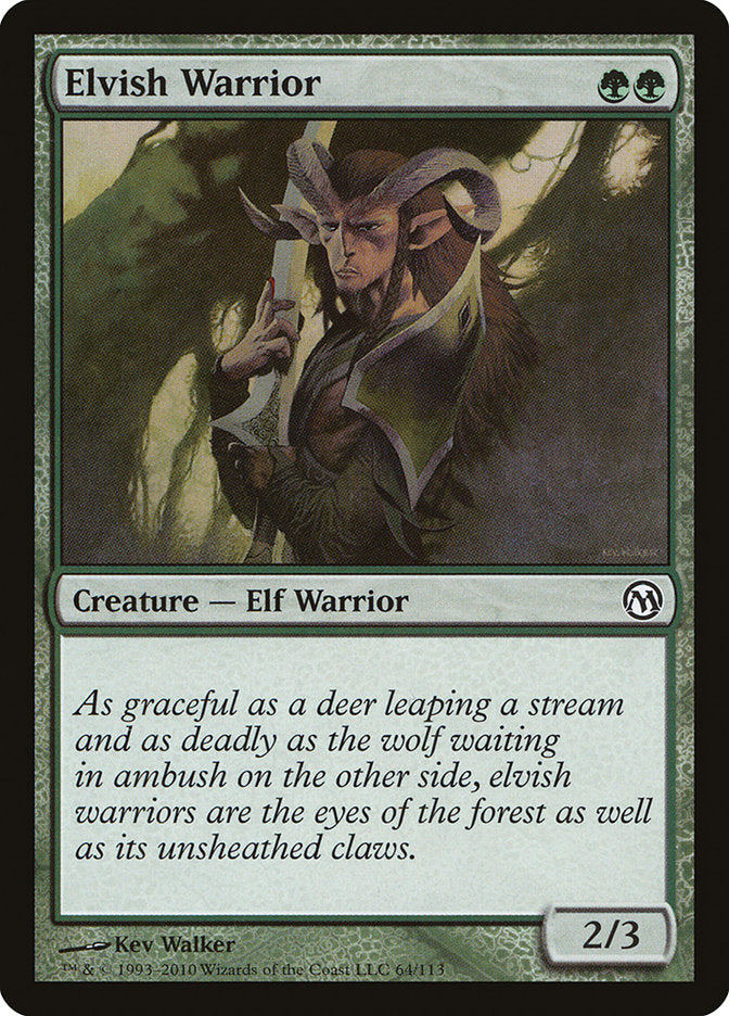 Elvish Warrior [Duels of the Planeswalkers] | Play N Trade Winnipeg