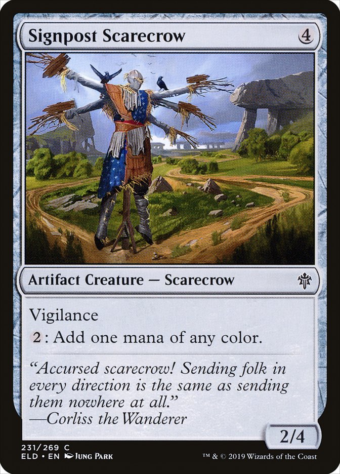 Signpost Scarecrow [Throne of Eldraine] | Play N Trade Winnipeg