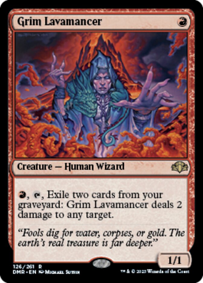 Grim Lavamancer [Dominaria Remastered] | Play N Trade Winnipeg