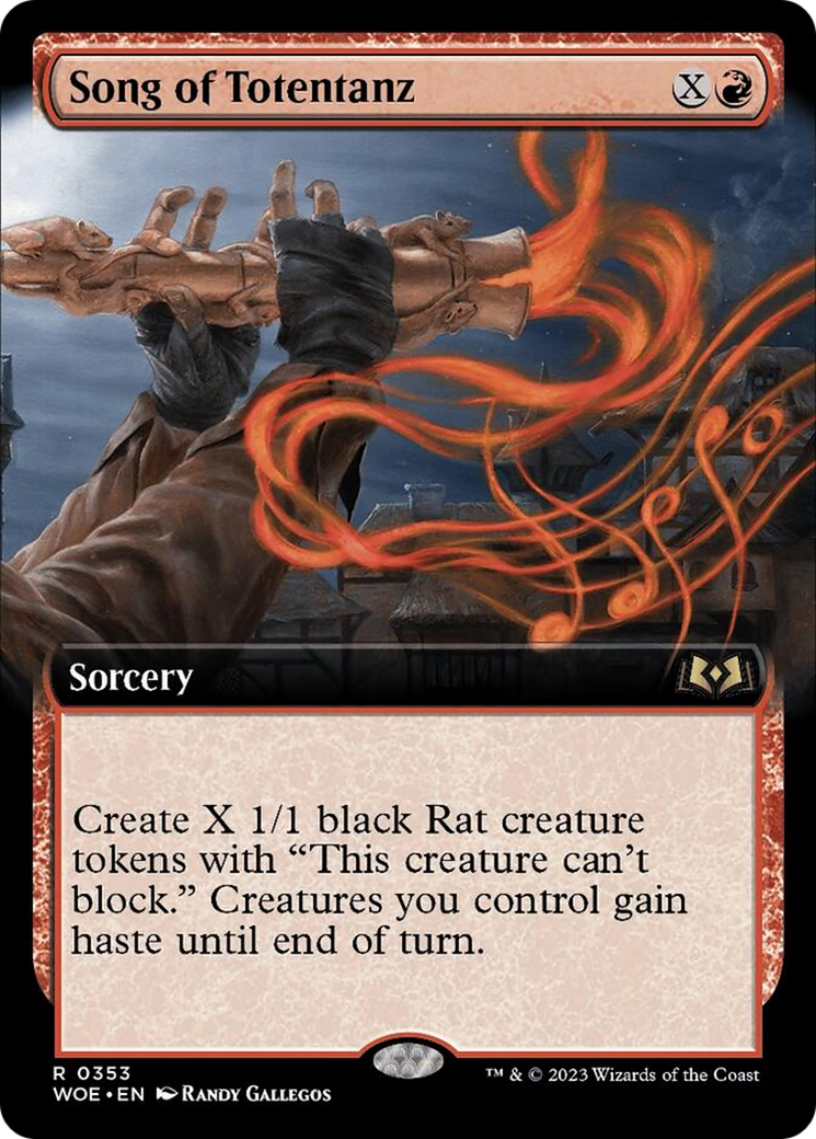 Song of Totentanz (Extended Art) [Wilds of Eldraine] | Play N Trade Winnipeg