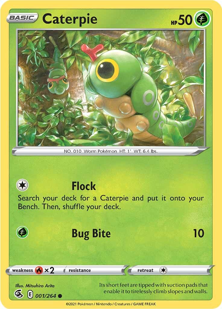 Caterpie (001/264) [Sword & Shield: Fusion Strike] | Play N Trade Winnipeg