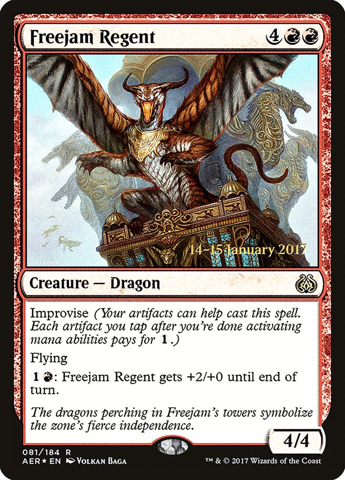 Freejam Regent  [Aether Revolt Prerelease Promos] | Play N Trade Winnipeg