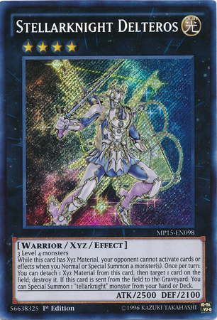 Stellarknight Delteros [MP15-EN098] Secret Rare | Play N Trade Winnipeg