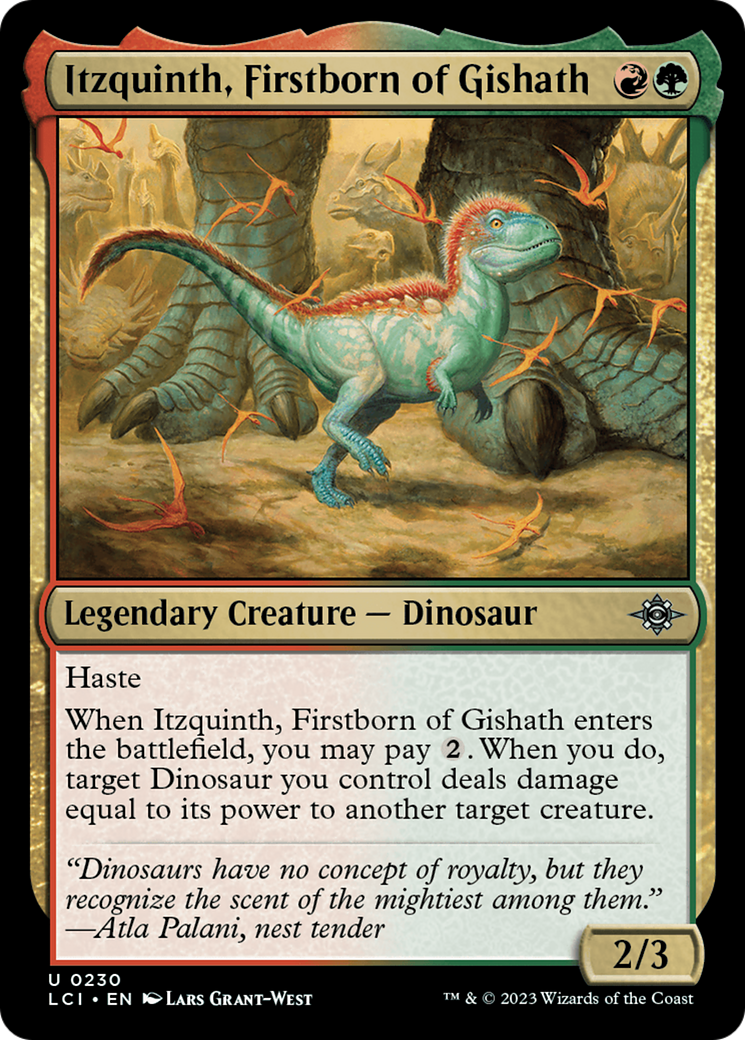 Itzquinth, Firstborn of Gishath [The Lost Caverns of Ixalan] | Play N Trade Winnipeg