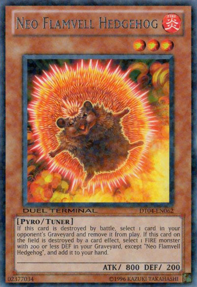 Neo Flamvell Hedgehog [DT04-EN062] Rare | Play N Trade Winnipeg