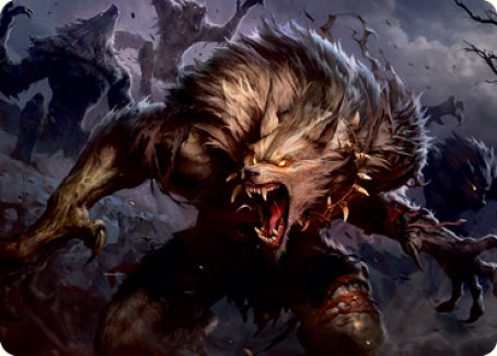 Village Reavers Art Card [Innistrad: Midnight Hunt Art Series] | Play N Trade Winnipeg