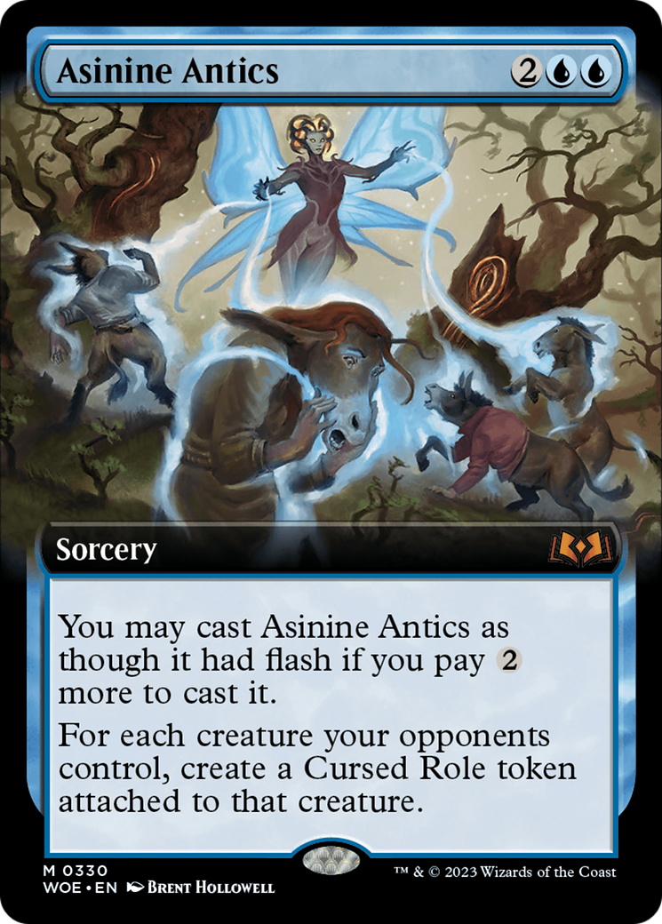 Asinine Antics (Extended Art) [Wilds of Eldraine] | Play N Trade Winnipeg