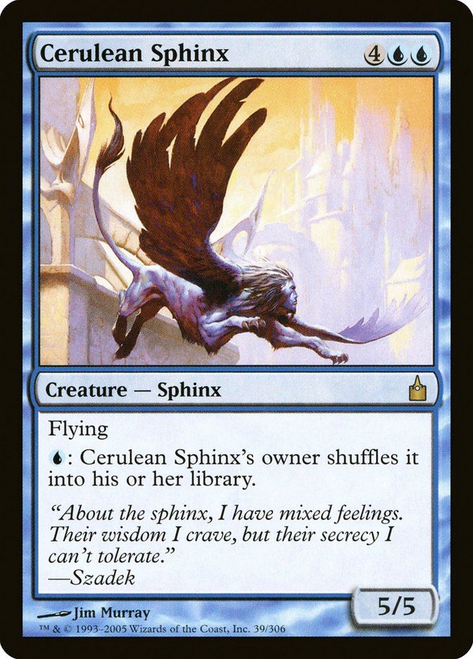 Cerulean Sphinx [Ravnica: City of Guilds] | Play N Trade Winnipeg