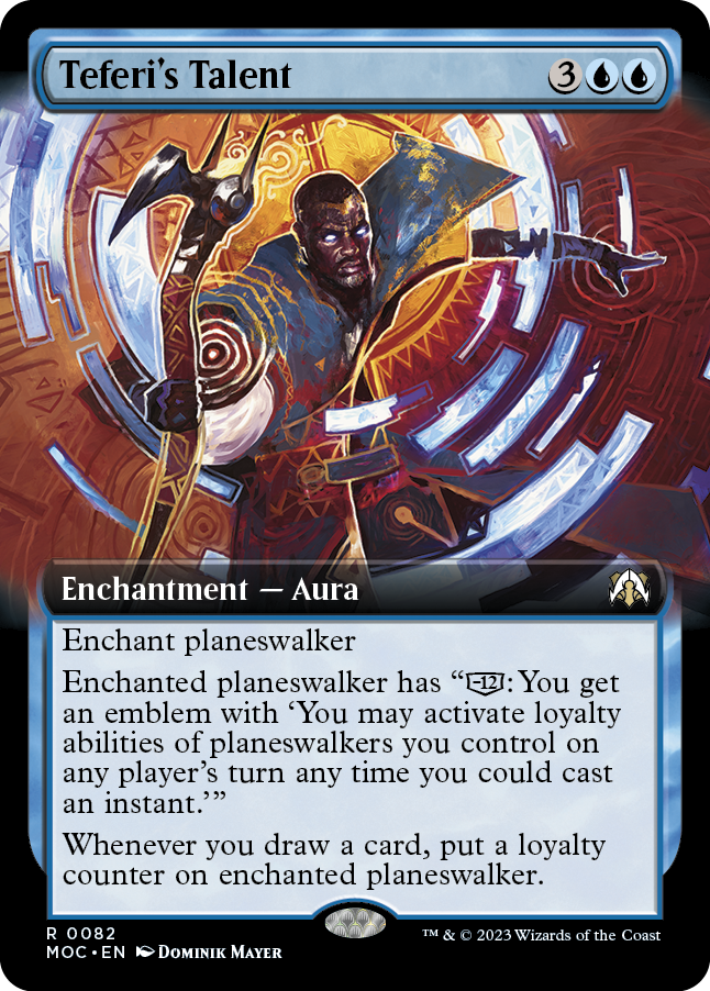 Teferi's Talent (Extended Art) [March of the Machine Commander] | Play N Trade Winnipeg