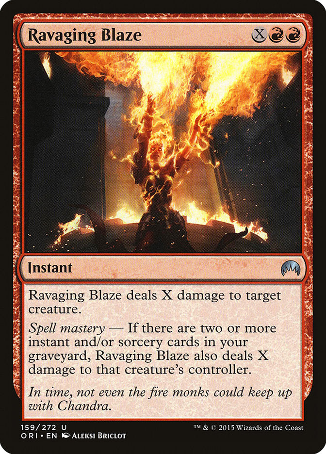 Ravaging Blaze [Magic Origins] | Play N Trade Winnipeg