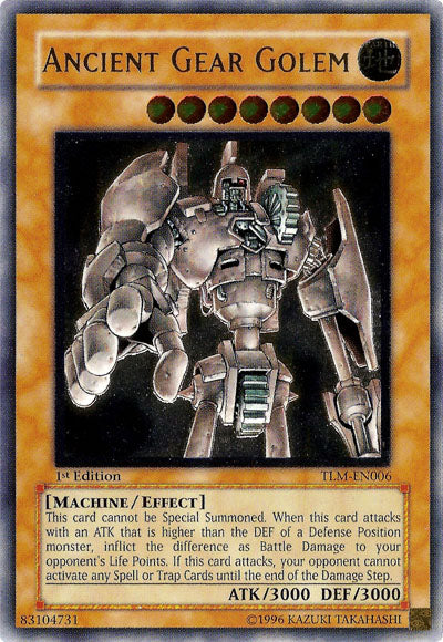 Ancient Gear Golem [TLM-EN006] Ultimate Rare | Play N Trade Winnipeg