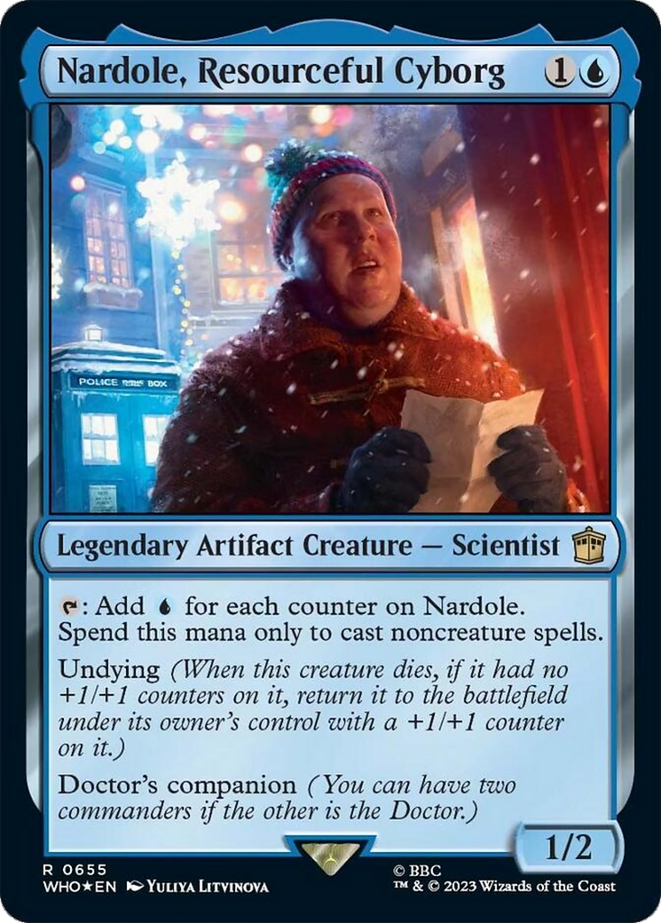 Nardole, Resourceful Cyborg (Surge Foil) [Doctor Who] | Play N Trade Winnipeg