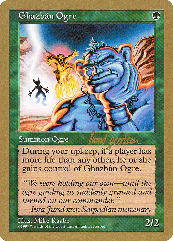 Ghazbán Ogre (Svend Geertsen) [World Championship Decks 1997] | Play N Trade Winnipeg