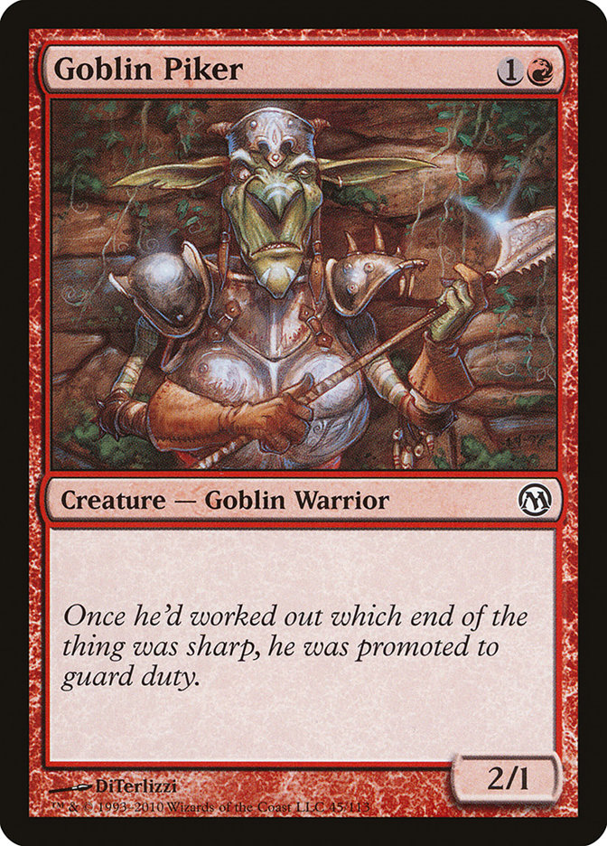 Goblin Piker [Duels of the Planeswalkers] | Play N Trade Winnipeg