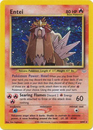 Entei (6/64) [Neo Revelation Unlimited] | Play N Trade Winnipeg