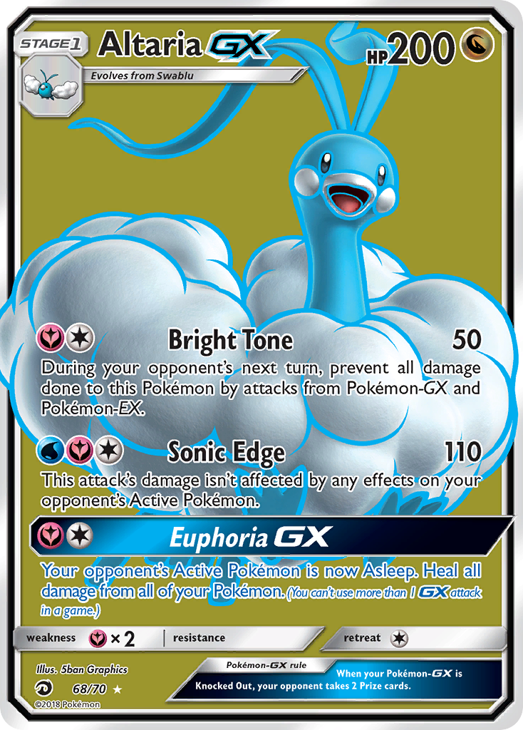 Altaria GX (68/70) [Sun & Moon: Dragon Majesty] | Play N Trade Winnipeg