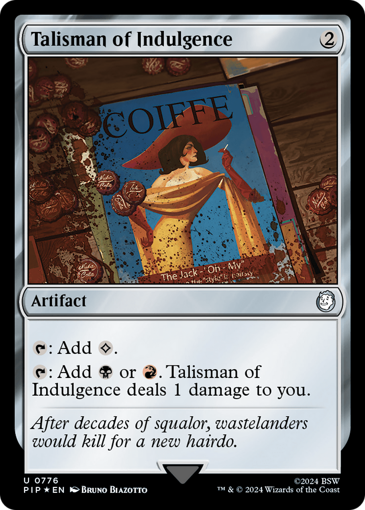 Talisman of Indulgence (Surge Foil) [Fallout] | Play N Trade Winnipeg