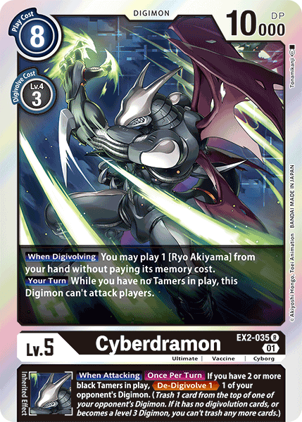 Cyberdramon [EX2-035] [Digital Hazard] | Play N Trade Winnipeg