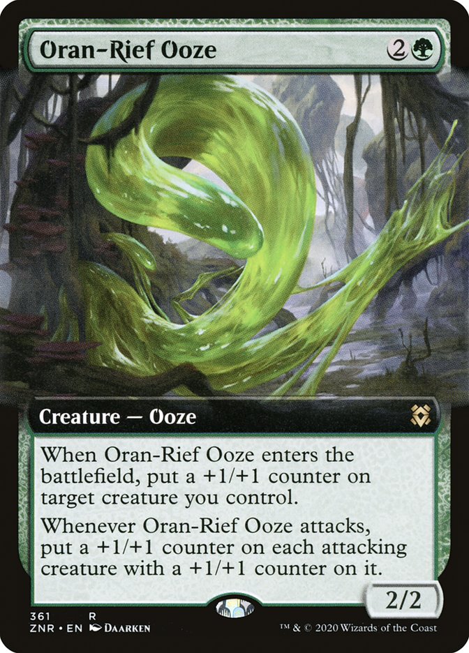 Oran-Rief Ooze (Extended) [Zendikar Rising] | Play N Trade Winnipeg