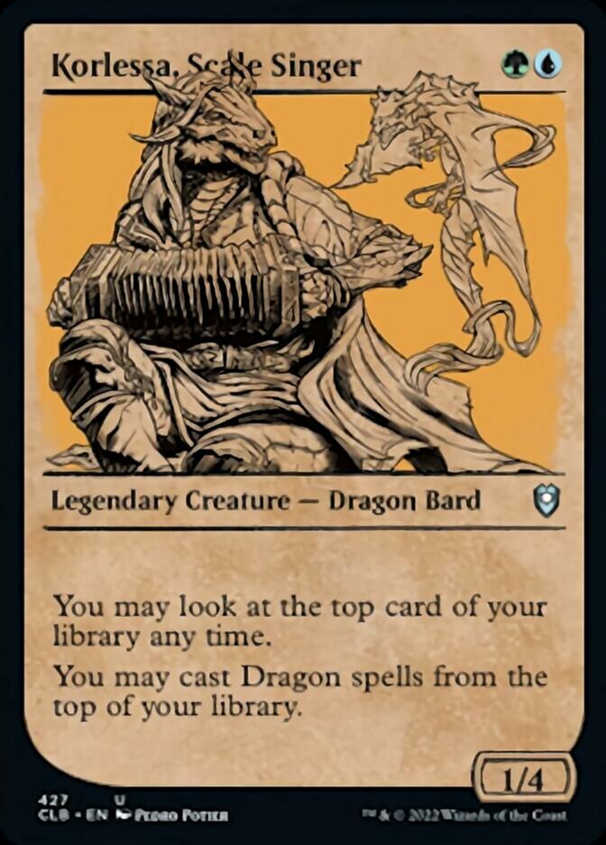 Korlessa, Scale Singer (Showcase) [Commander Legends: Battle for Baldur's Gate] | Play N Trade Winnipeg