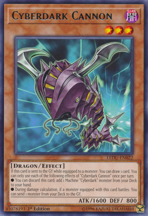 Cyberdark Cannon [LEDU-EN022] Rare | Play N Trade Winnipeg