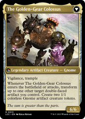 Tetzin, Gnome Champion // The Golden-Gear Colossus [The Lost Caverns of Ixalan Commander] | Play N Trade Winnipeg