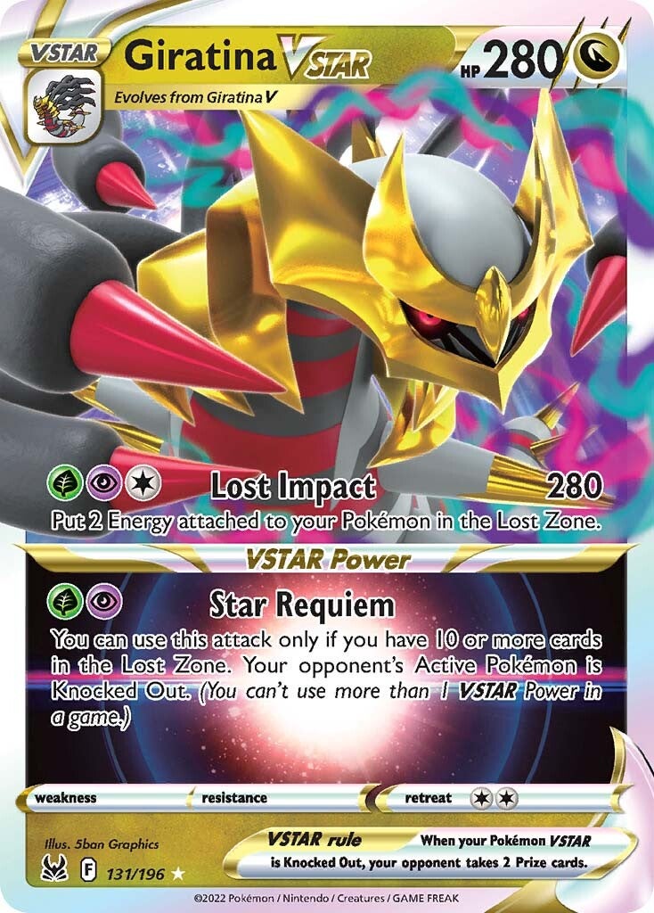 Giratina VSTAR (131/196) (Jumbo Card) [Sword & Shield: Lost Origin] | Play N Trade Winnipeg