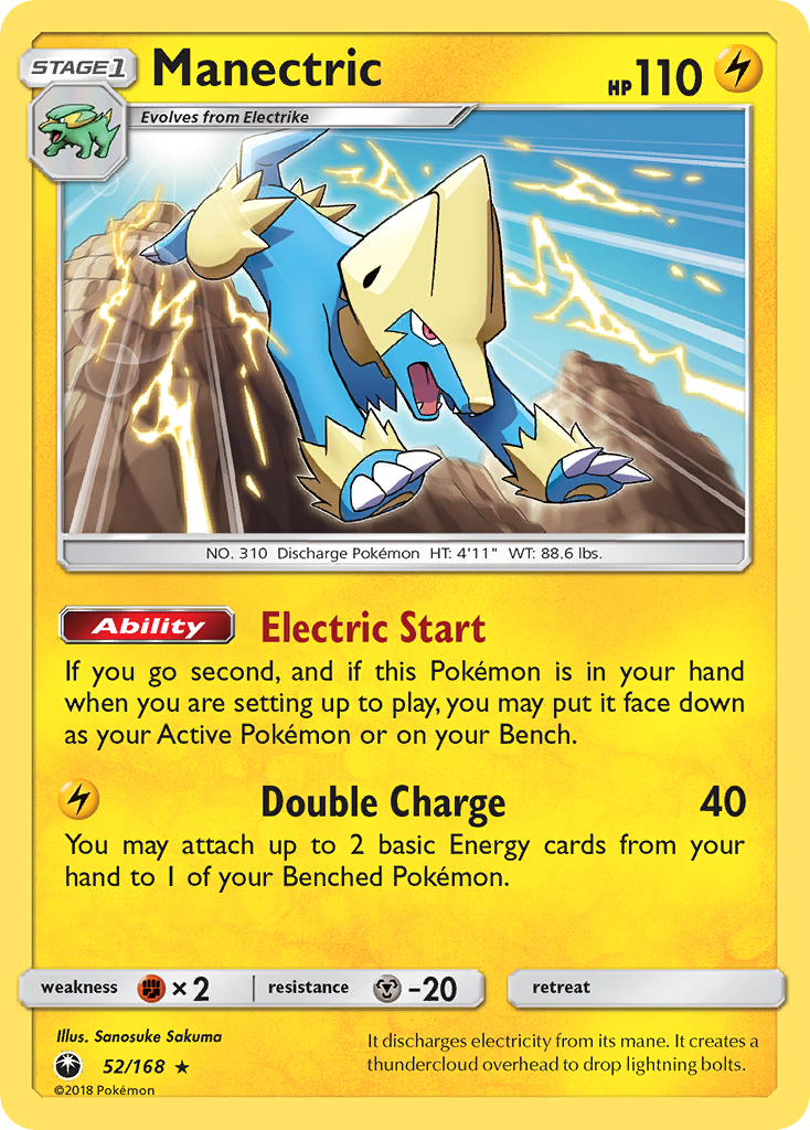 Manectric (52/168) [Sun & Moon: Celestial Storm] | Play N Trade Winnipeg