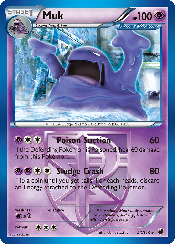 Muk (46/116) [Black & White: Plasma Freeze] | Play N Trade Winnipeg