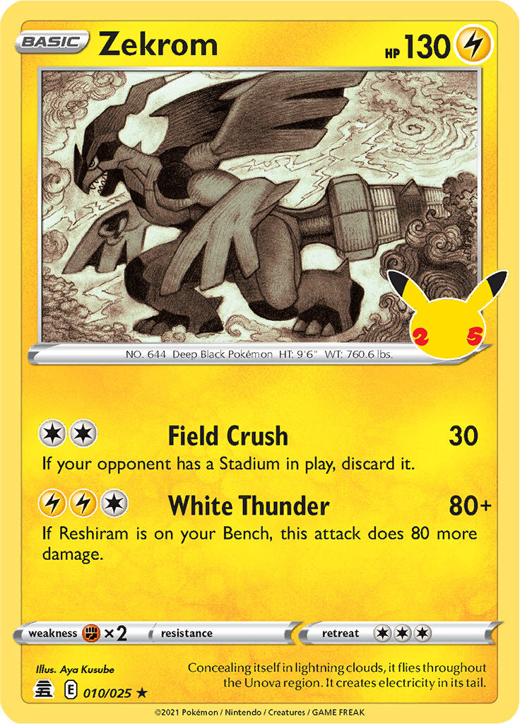 Zekrom (010/025) [Celebrations: 25th Anniversary] | Play N Trade Winnipeg