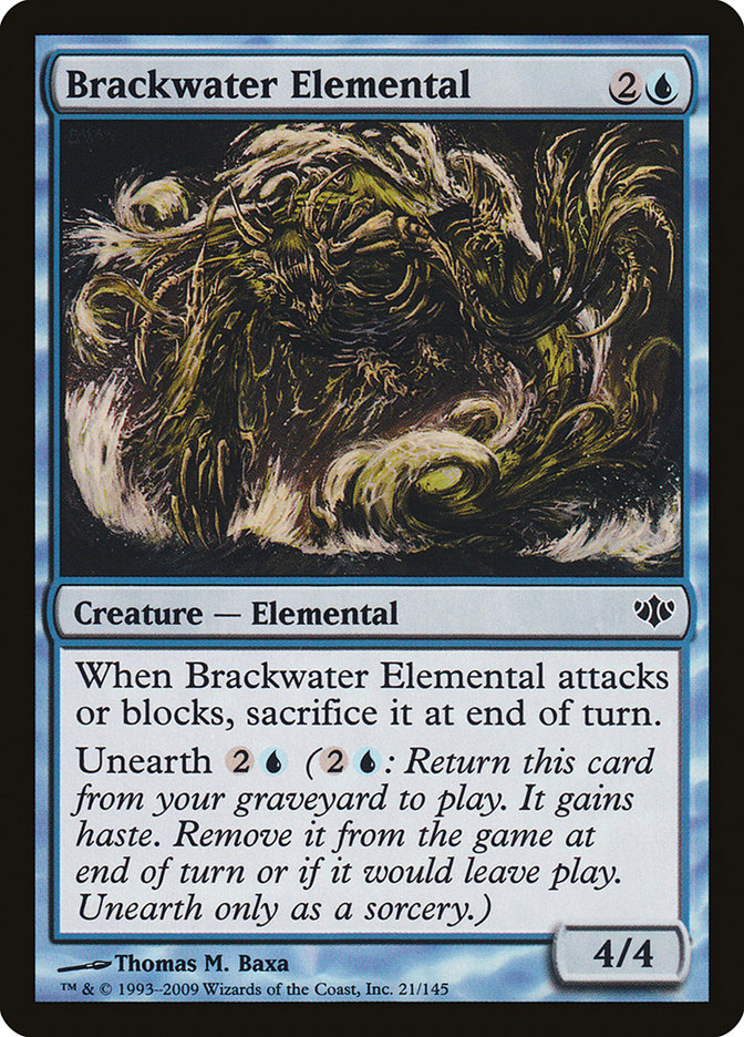 Brackwater Elemental [Conflux] | Play N Trade Winnipeg