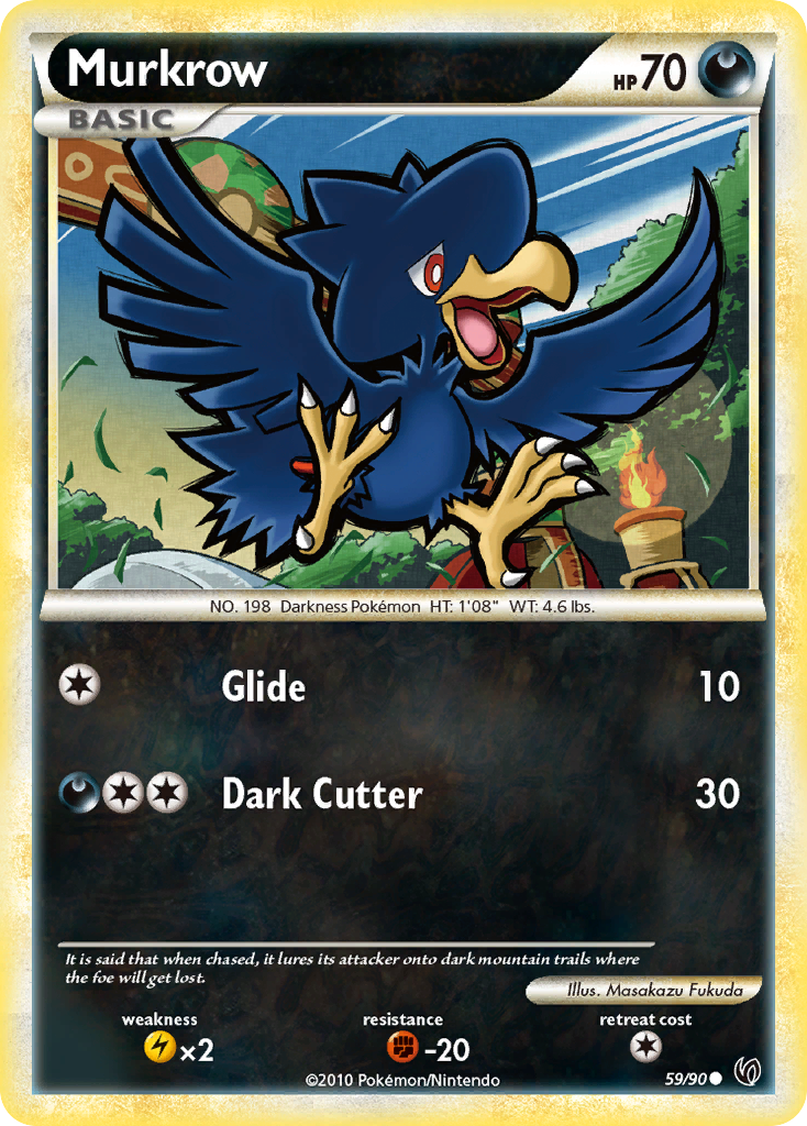 Murkrow (59/90) [HeartGold & SoulSilver: Undaunted] | Play N Trade Winnipeg