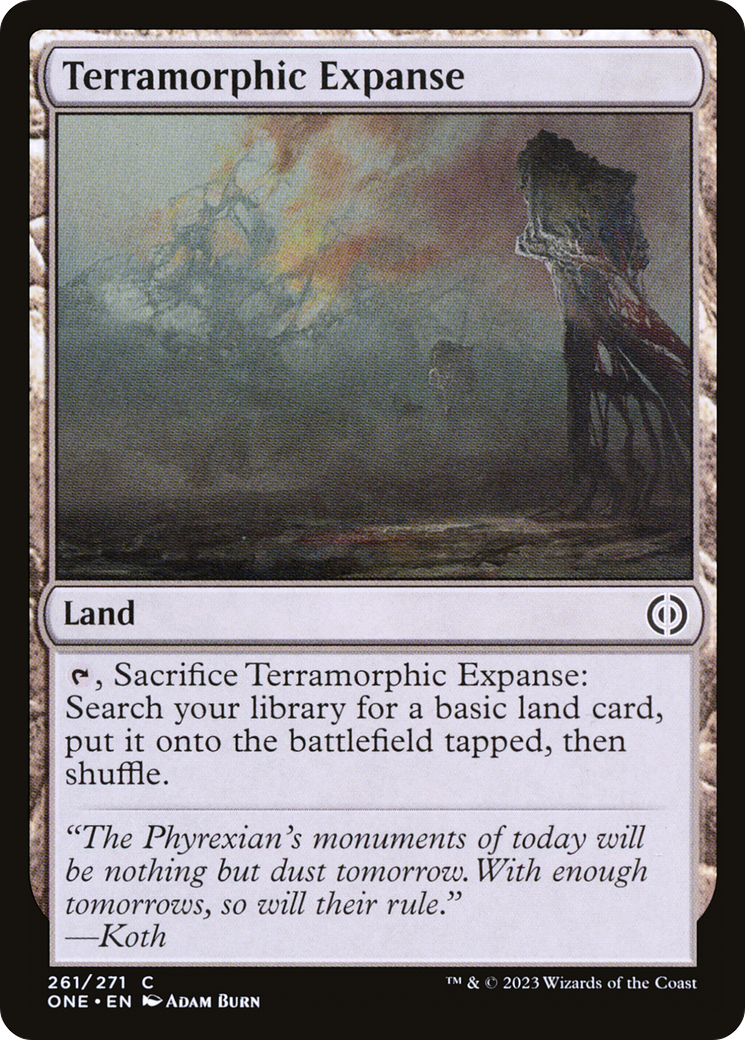 Terramorphic Expanse [Phyrexia: All Will Be One] | Play N Trade Winnipeg