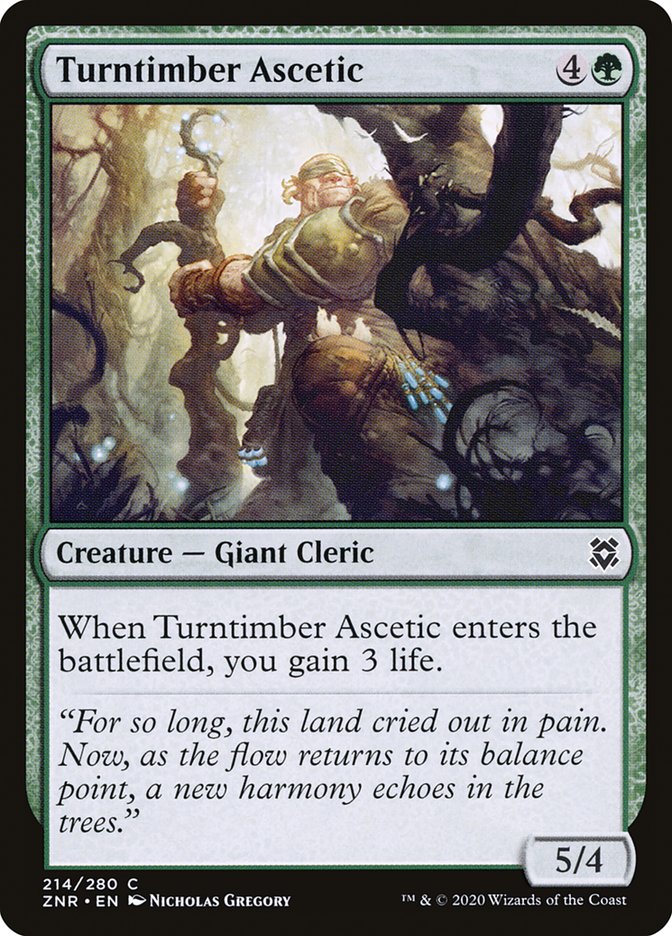 Turntimber Ascetic [Zendikar Rising] | Play N Trade Winnipeg