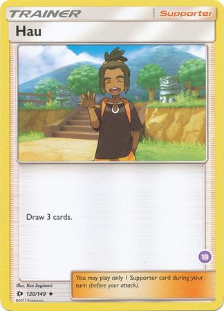 Hau (120/149) (Deck Exclusive #19) [Sun & Moon: Trainer Kit - Alolan Sandslash] | Play N Trade Winnipeg