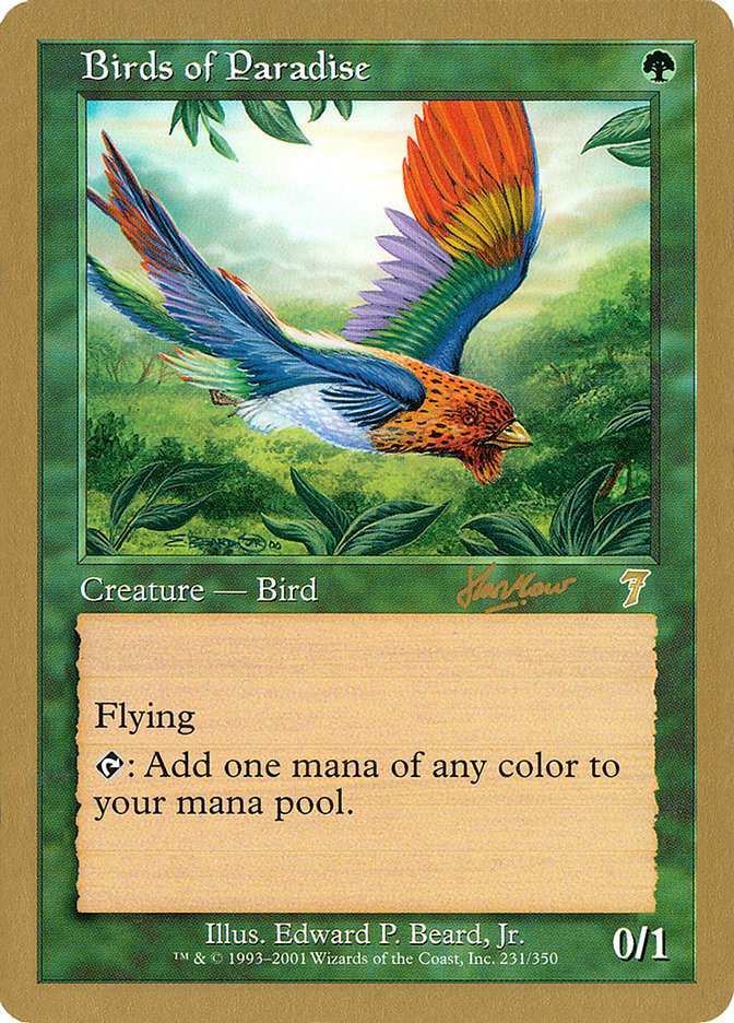 Birds of Paradise (Sim Han How) [World Championship Decks 2002] | Play N Trade Winnipeg