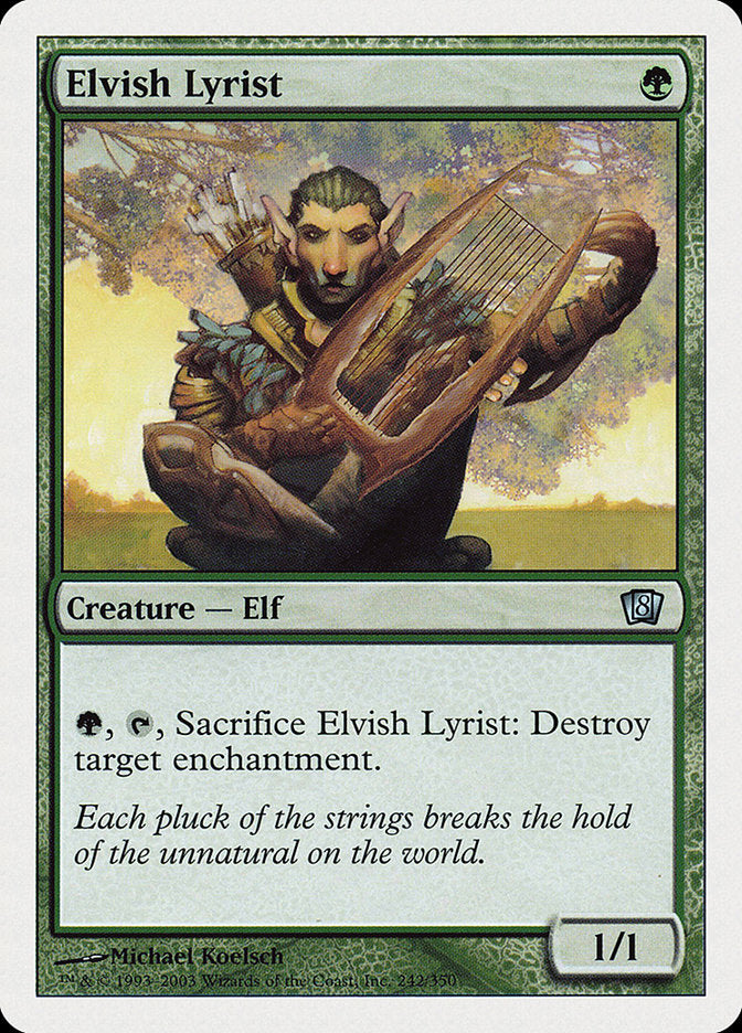 Elvish Lyrist [Eighth Edition] | Play N Trade Winnipeg