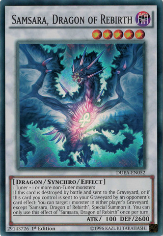 Samsara, Dragon of Rebirth [DUEA-EN052] Super Rare | Play N Trade Winnipeg