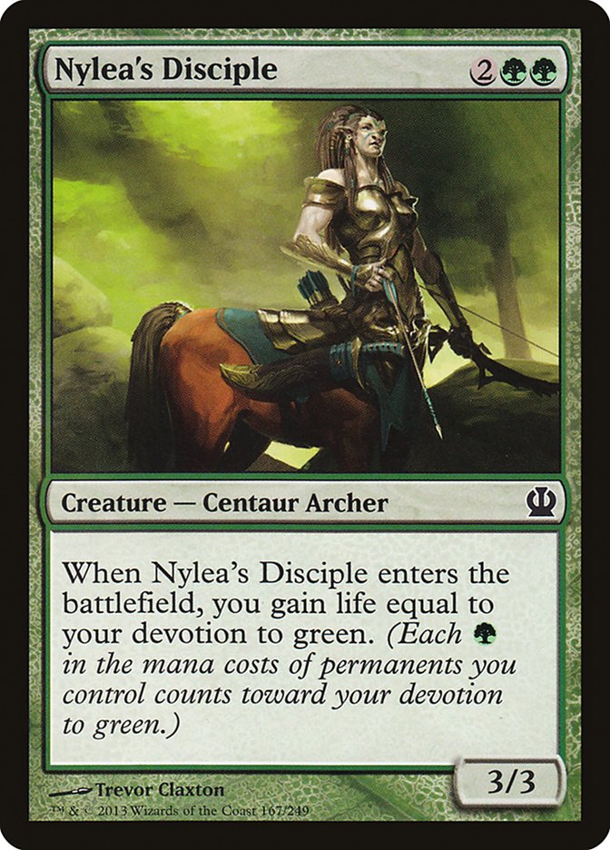 Nylea's Disciple [Theros] | Play N Trade Winnipeg