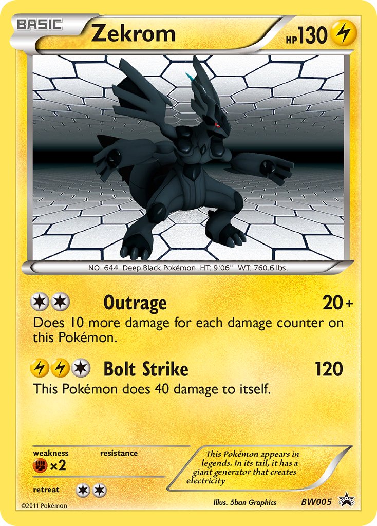 Zekrom (BW005) [Black & White: Black Star Promos] | Play N Trade Winnipeg