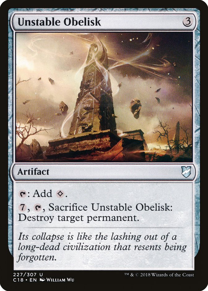 Unstable Obelisk [Commander 2018] | Play N Trade Winnipeg