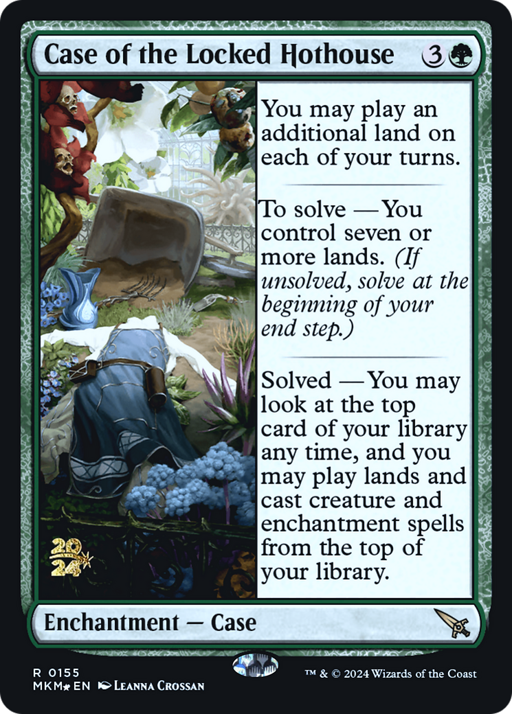 Case of the Locked Hothouse [Murders at Karlov Manor Prerelease Promos] | Play N Trade Winnipeg