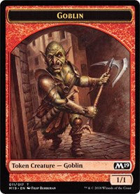 Goblin // Thopter Double-sided Token (Game Night) [Core Set 2019 Tokens] | Play N Trade Winnipeg