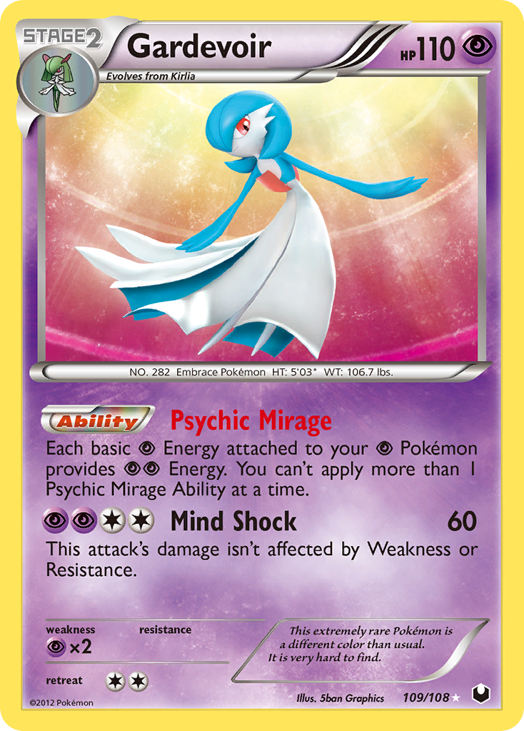 Gardevoir (109/108) [Black & White: Dark Explorers] | Play N Trade Winnipeg