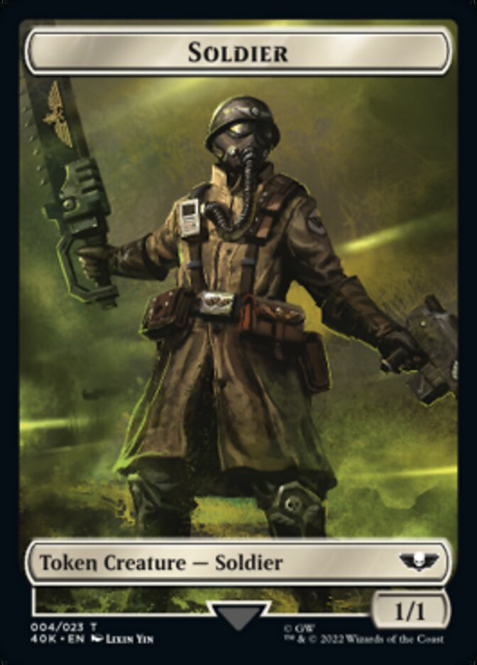 Soldier (004) // Vanguard Suppressor Double-sided Token [Universes Beyond: Warhammer 40,000 Tokens] | Play N Trade Winnipeg