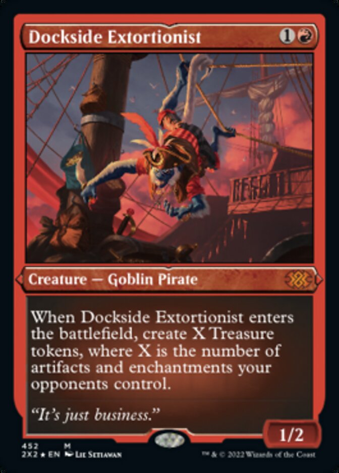 Dockside Extortionist (Foil Etched) [Double Masters 2022] | Play N Trade Winnipeg