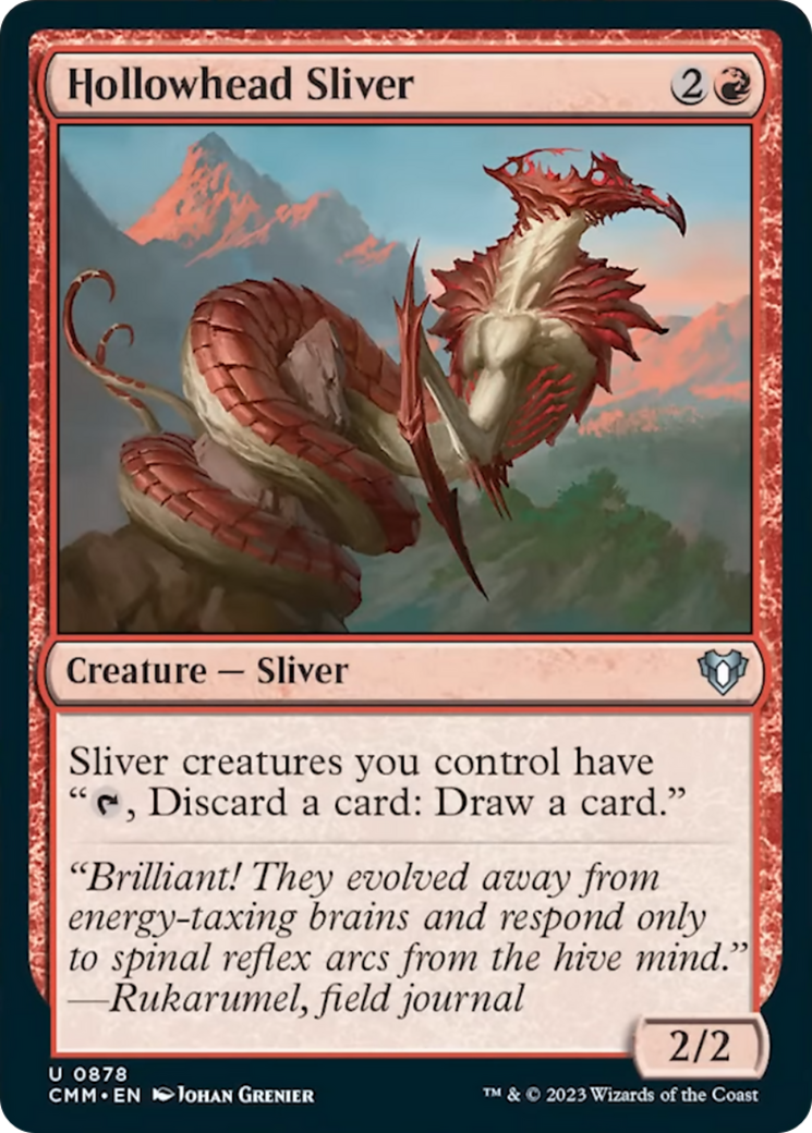 Hollowhead Sliver [Commander Masters] | Play N Trade Winnipeg